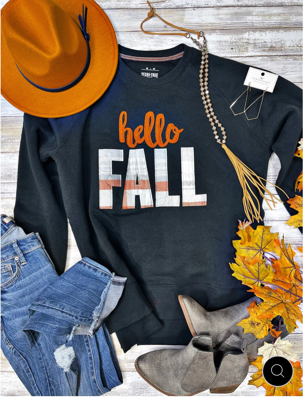 Hello Fall Appliqué Sweatshirt