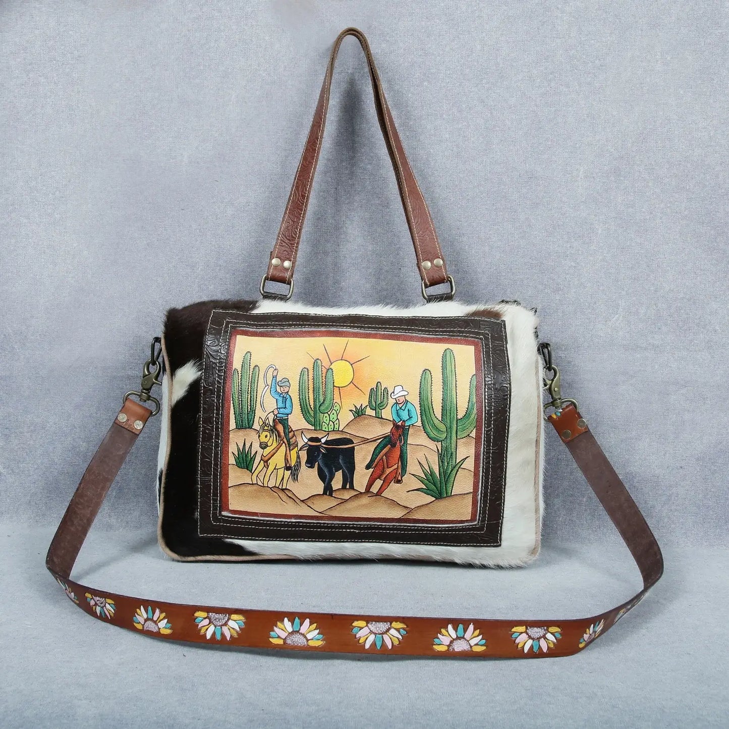 Steer Roping Messenger Bag