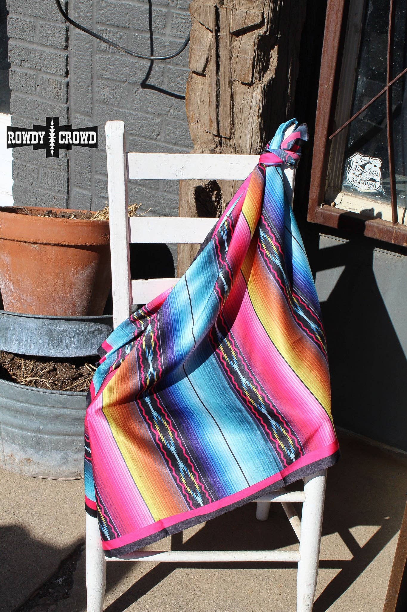 Serape Aztec Wild Rag/ Scarf