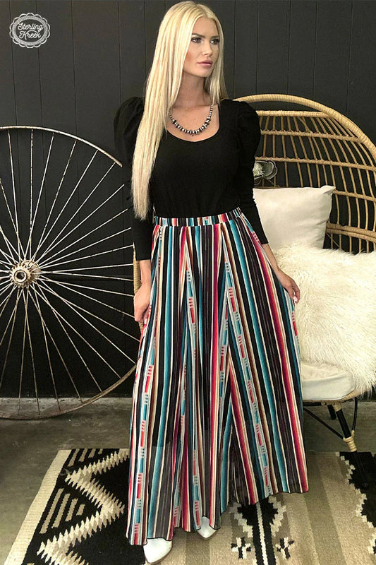 Serape Maxi Skirt